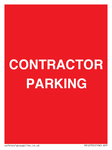 CONTRACTOR PARKING